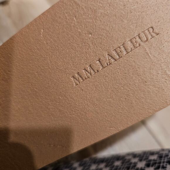 M.M. Lafleur Wide Leather Belt Size M main image 4